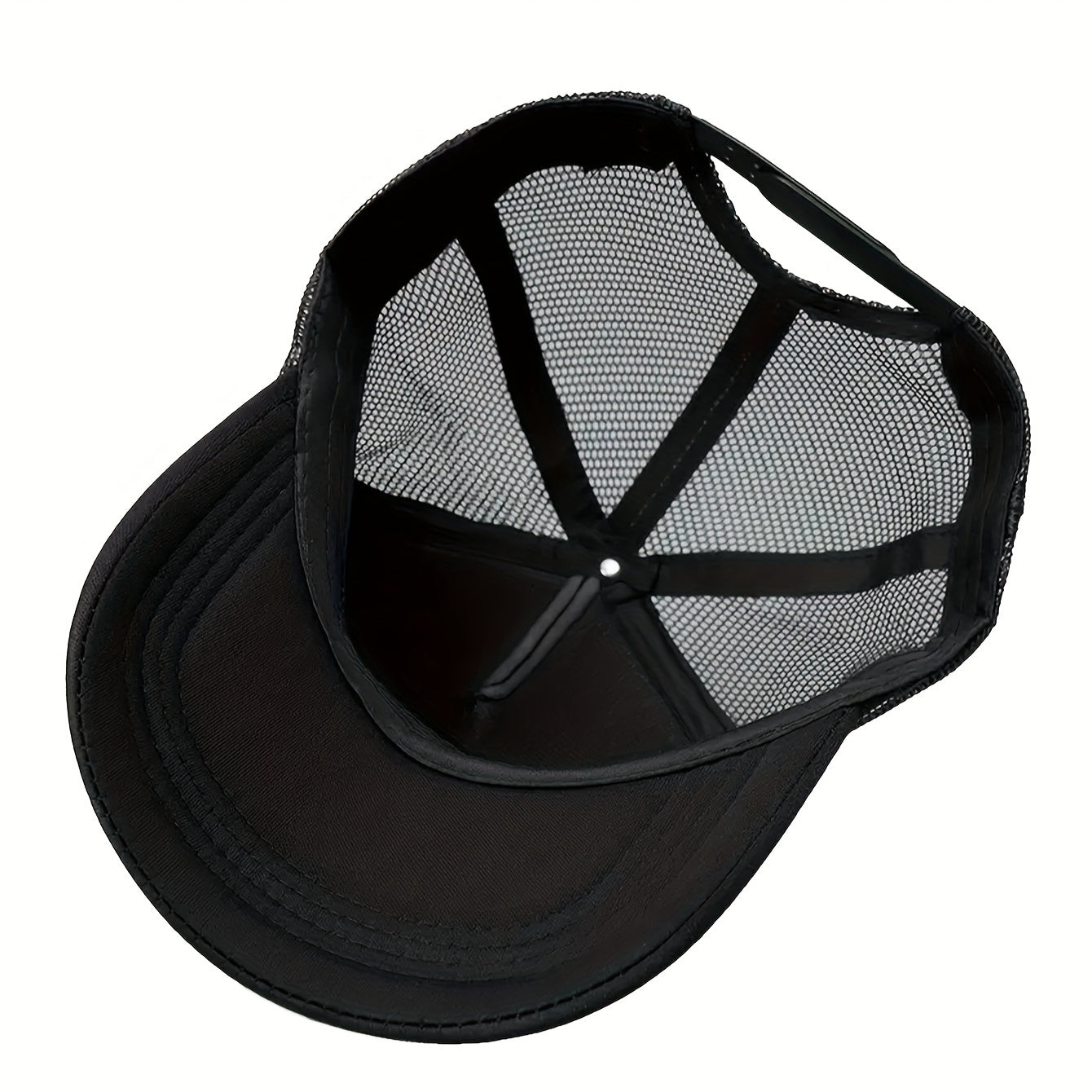Unisex Tropical Sunset Print Trucker Cap - Adjustable Breathable Mesh Back Baseball Hat for Outdoor Activities