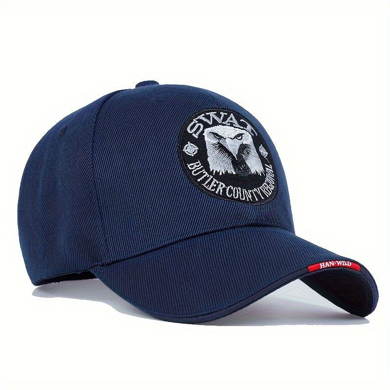 1pc Men's Eagle Embroidered Baseball Cap,