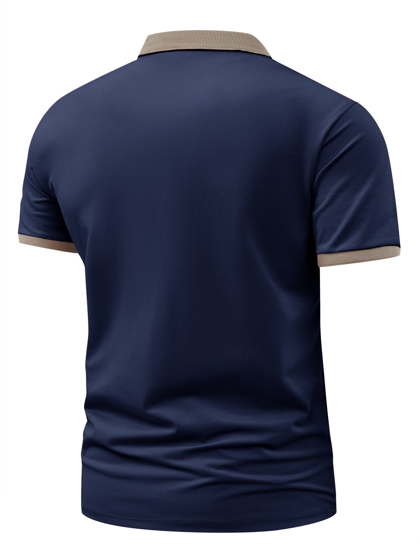 Donald Duck Cute Headprint Short-Sleeved Polo Shirt - Casual & Trendy, Lightweight Polyester, Breathable Quick-Dry Fabric, Perfect for Golf, Summer Outdoor Activities, and a Great Gift for Husbands and Friends, Golf Shirt | B