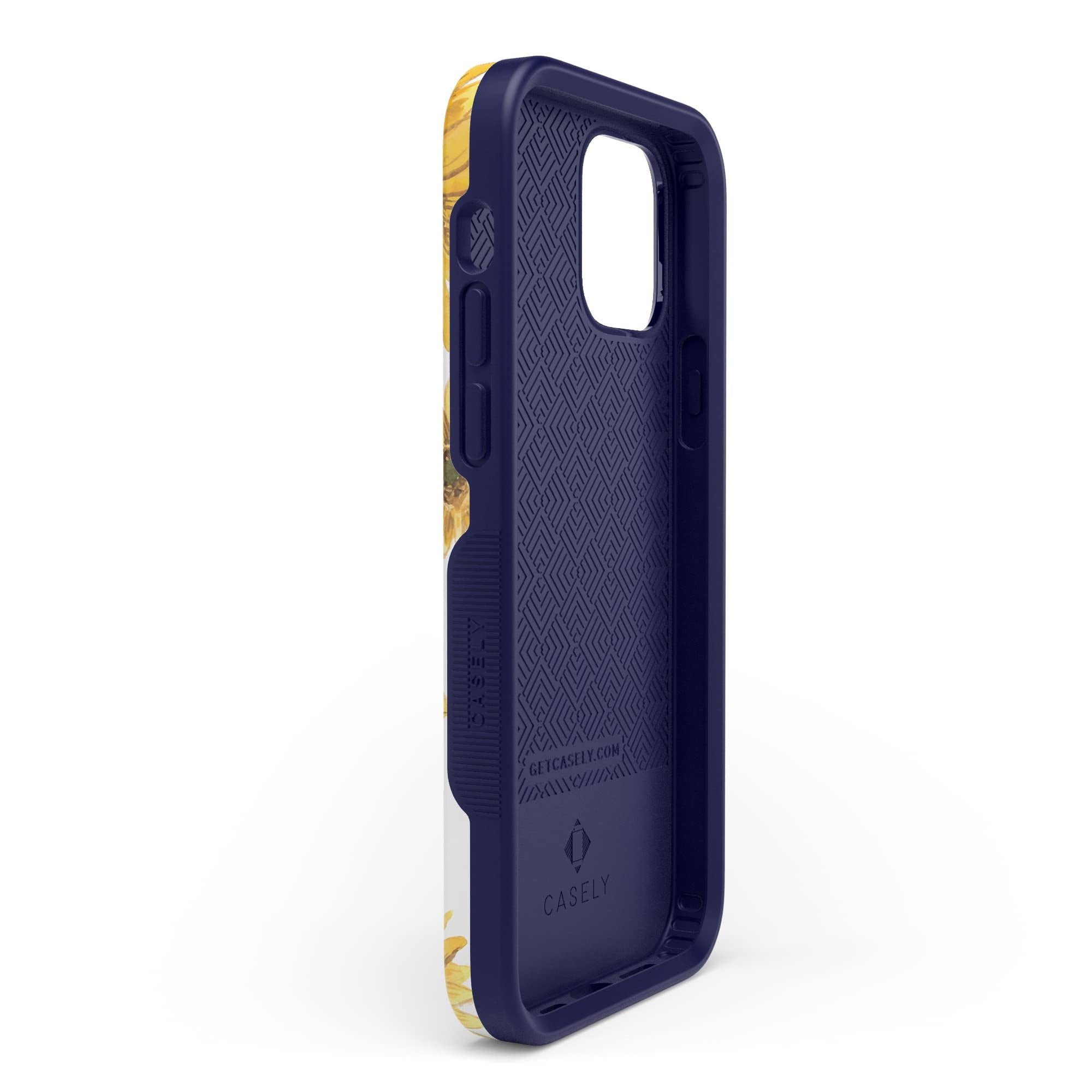 Casely iPhone Golden Garden | Yellow Sunflower Floral Case | Essential | Compatible With MagSafe