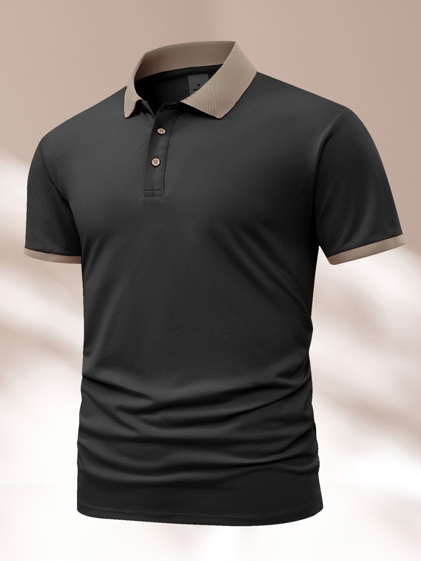 Donald Duck Cute Headprint Short-Sleeved Polo Shirt - Casual & Trendy, Lightweight Polyester, Breathable Quick-Dry Fabric, Perfect for Golf, Summer Outdoor Activities, and a Great Gift for Husbands and Friends, Golf Shirt | B