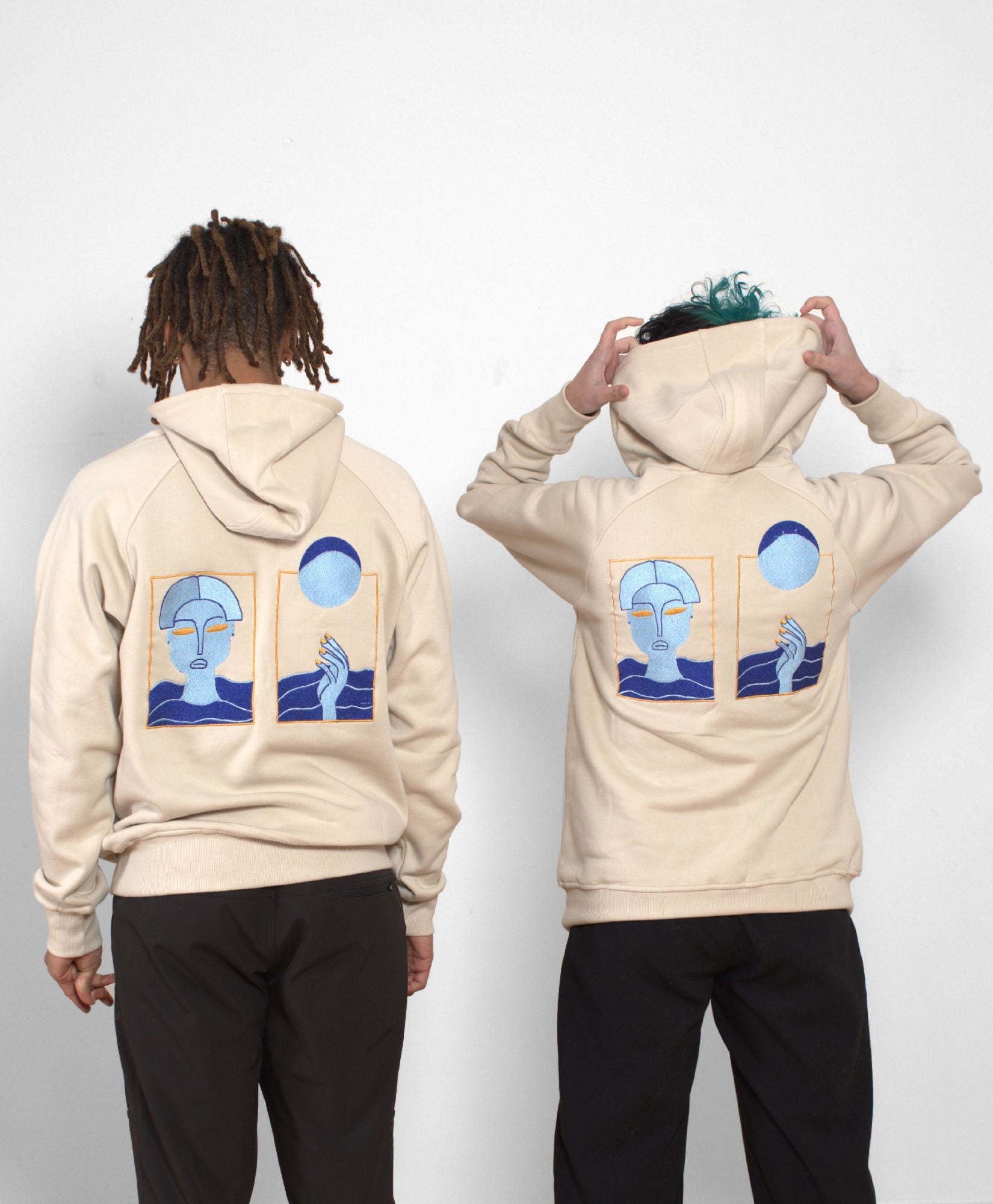 100% Cotton Unisex Embroidered Hoodie