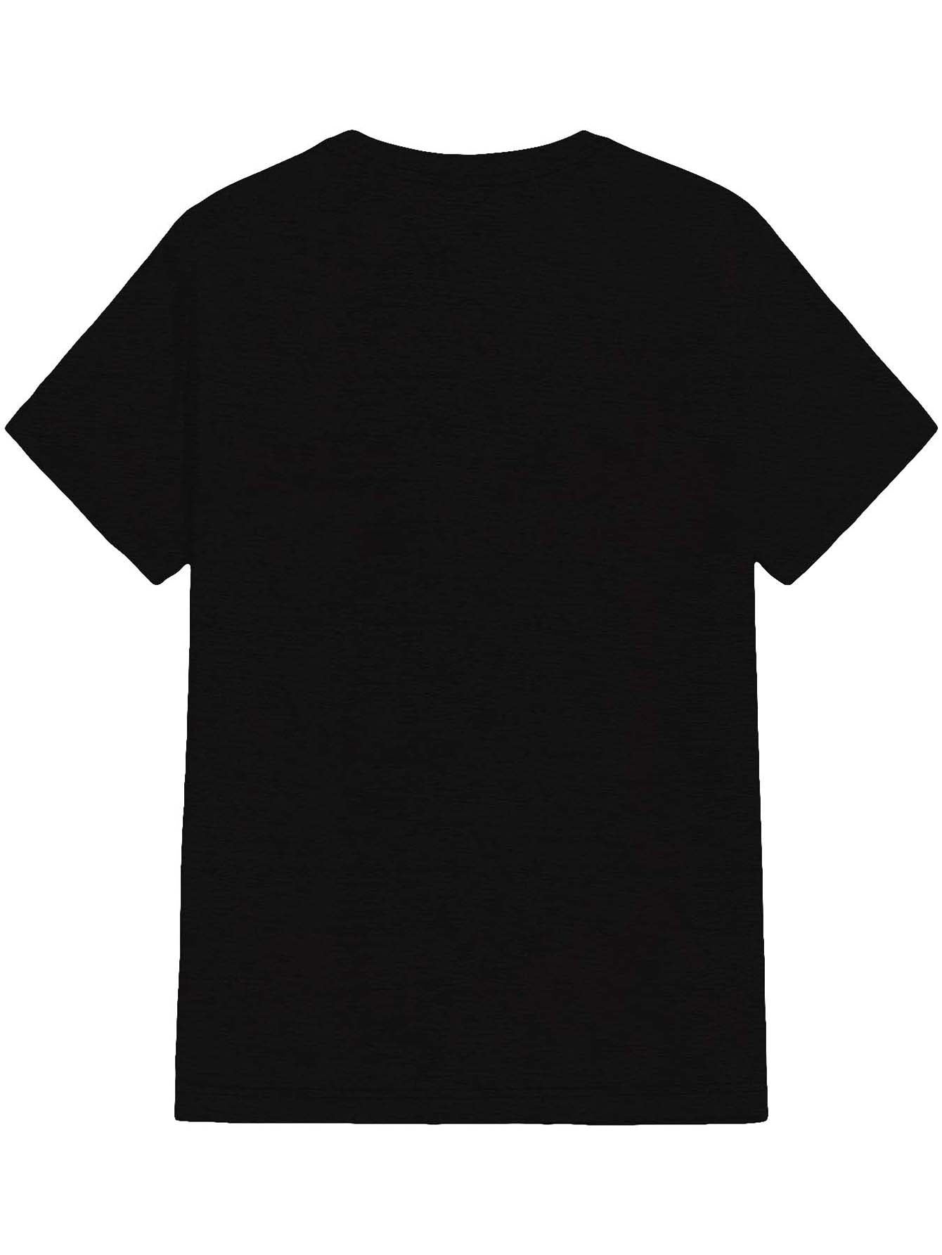 Men's Black Short-Sleeve T-Shirt with