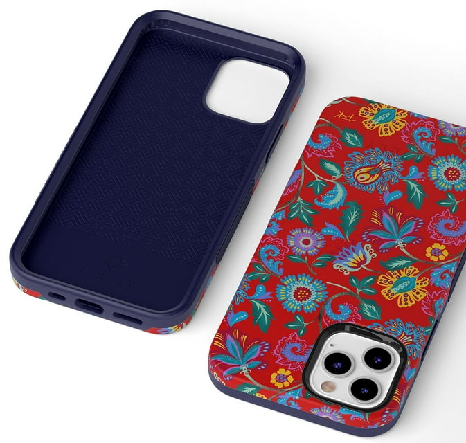Casely iPhone Case | Painted Flowers | Frida Kahlo Floral Girly Case