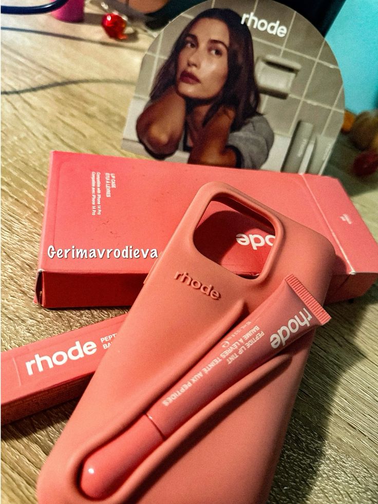 DIY Rhode Orange Soft Silicone Lipstick Phone Case For iPhone 16 15 14 13 12 11 Pro Max Plus Portable Lip Gloss Holder Ins Hot Cover