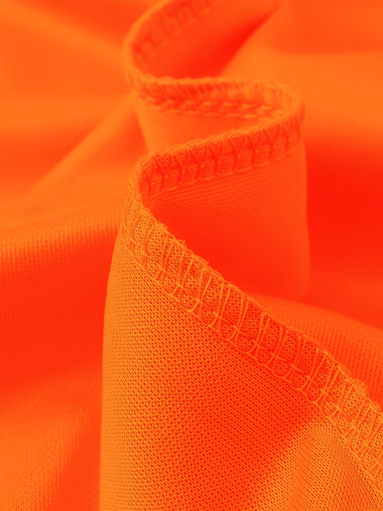 Men's Lightweight Breathable Golf Shirt - Casual Summer Short Sleeve with Collar, Orange Geometric Print, Machine Washable, Perfect for Golf and Business Casual Wear, Contrast Stripe Detailing