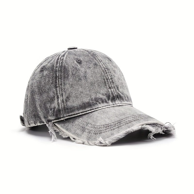 Embroidered Washed Distressed Hip Hop Street Baseball Cap High-end Graffiti Cap - Unisex Adjustable Trucker Hat | Perfect Gift