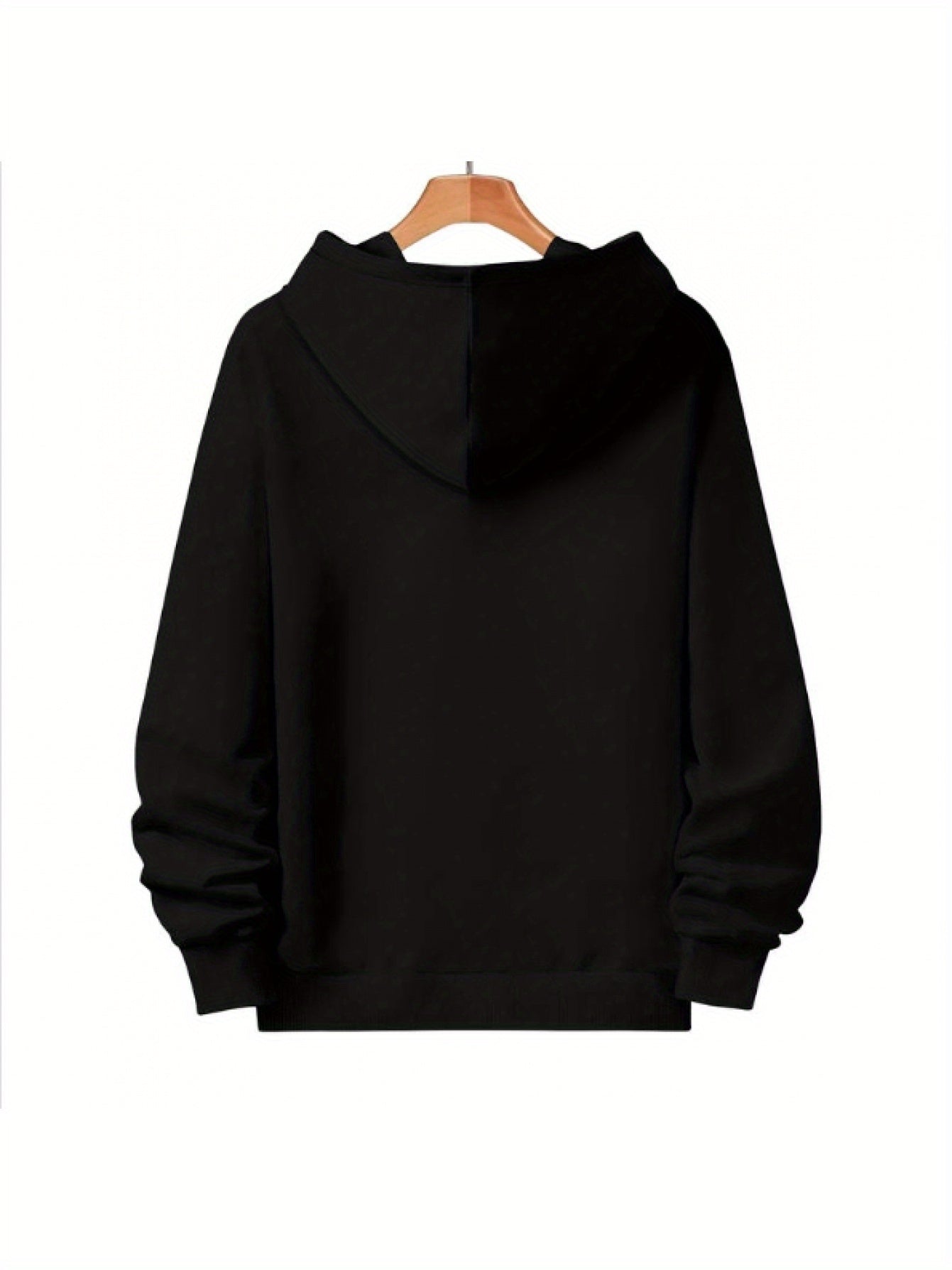 Men's Baltimore Football Graphic Hoodie - Cozy Thick Cotton Blend Sweatshirt with Pockets, Purple & Black Eagle Design, Perfect for Fall and Winter Casual Wear, Sweater Hoodie