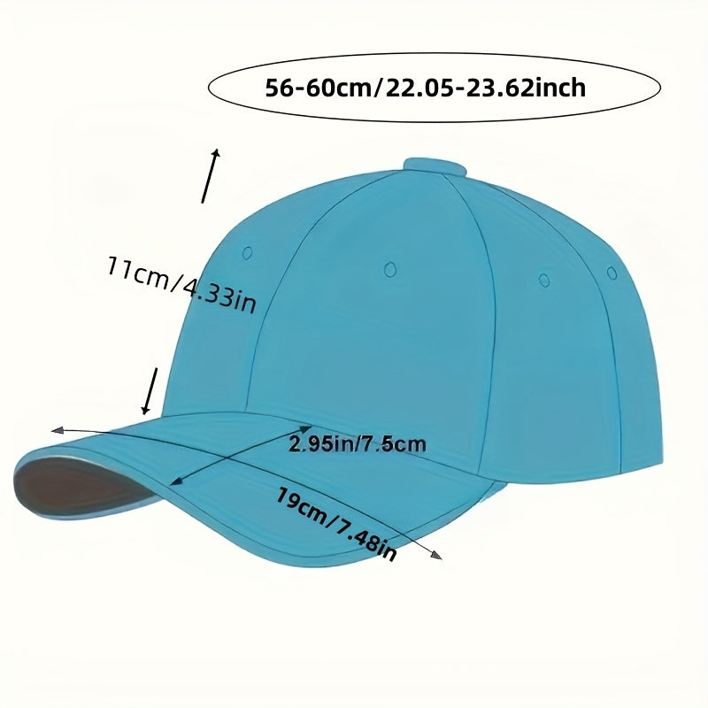 1 pc Retro Baseball Cap - Faded, Worn, Embroidered, Unisex Hip Hop Sun Hat for Men & Women