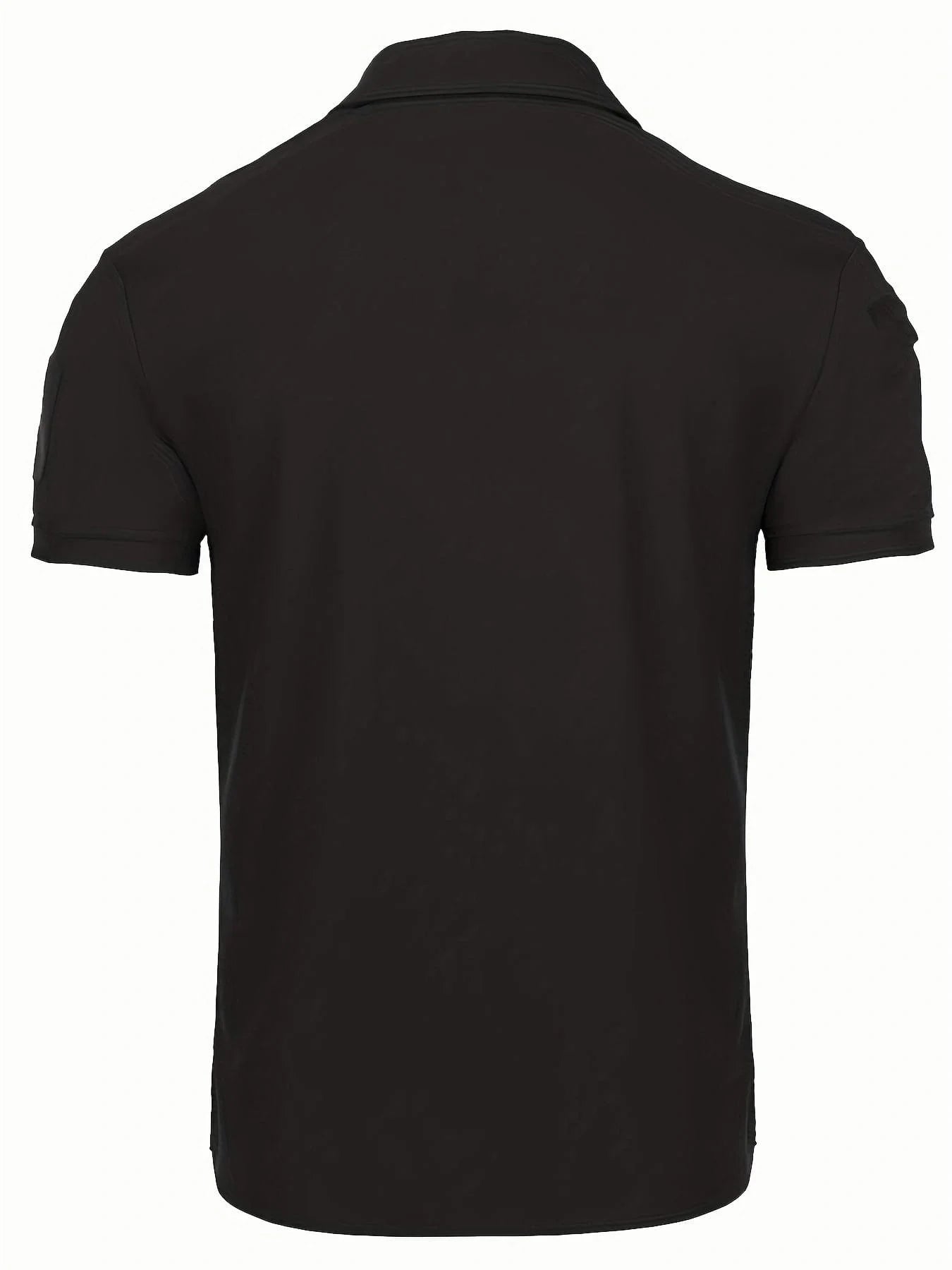 Men's Summer Polo Shirt Short Sleeve Moisture Wicking Golf Running Sports Short Sleeve Collared Shirt Tennis T-Shirt Top