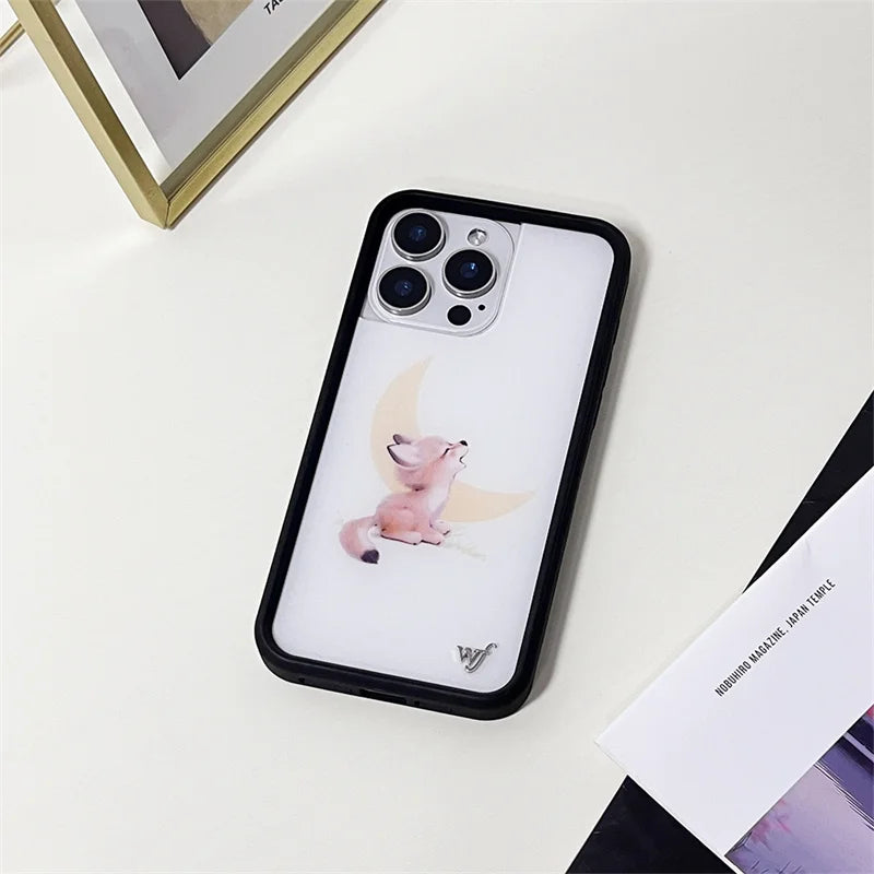 Wildflower XCX Coconut Sunset Phone Case iPhone Butterfly Pony Creative 12 13 Pro 14plus 15 Promax WF Moon Love 14 15 16promax