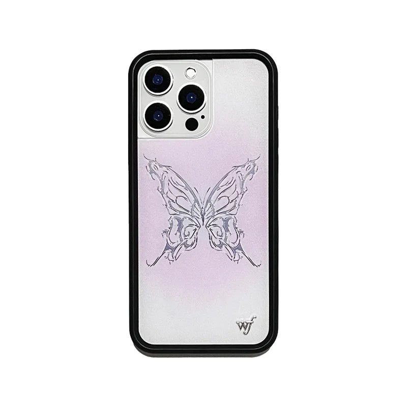 Wildflower XCX Coconut Sunset Phone Case iPhone Butterfly Pony Creative 12 13 Pro 14plus 15 Promax WF Moon Love 14 15 16promax