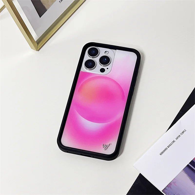 Wildflower XCX Coconut Sunset Phone Case iPhone Butterfly Pony Creative 12 13 Pro 14plus 15 Promax WF Moon Love 14 15 16promax