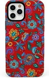 Casely iPhone Case | Painted Flowers | Frida Kahlo Floral Girly Case
