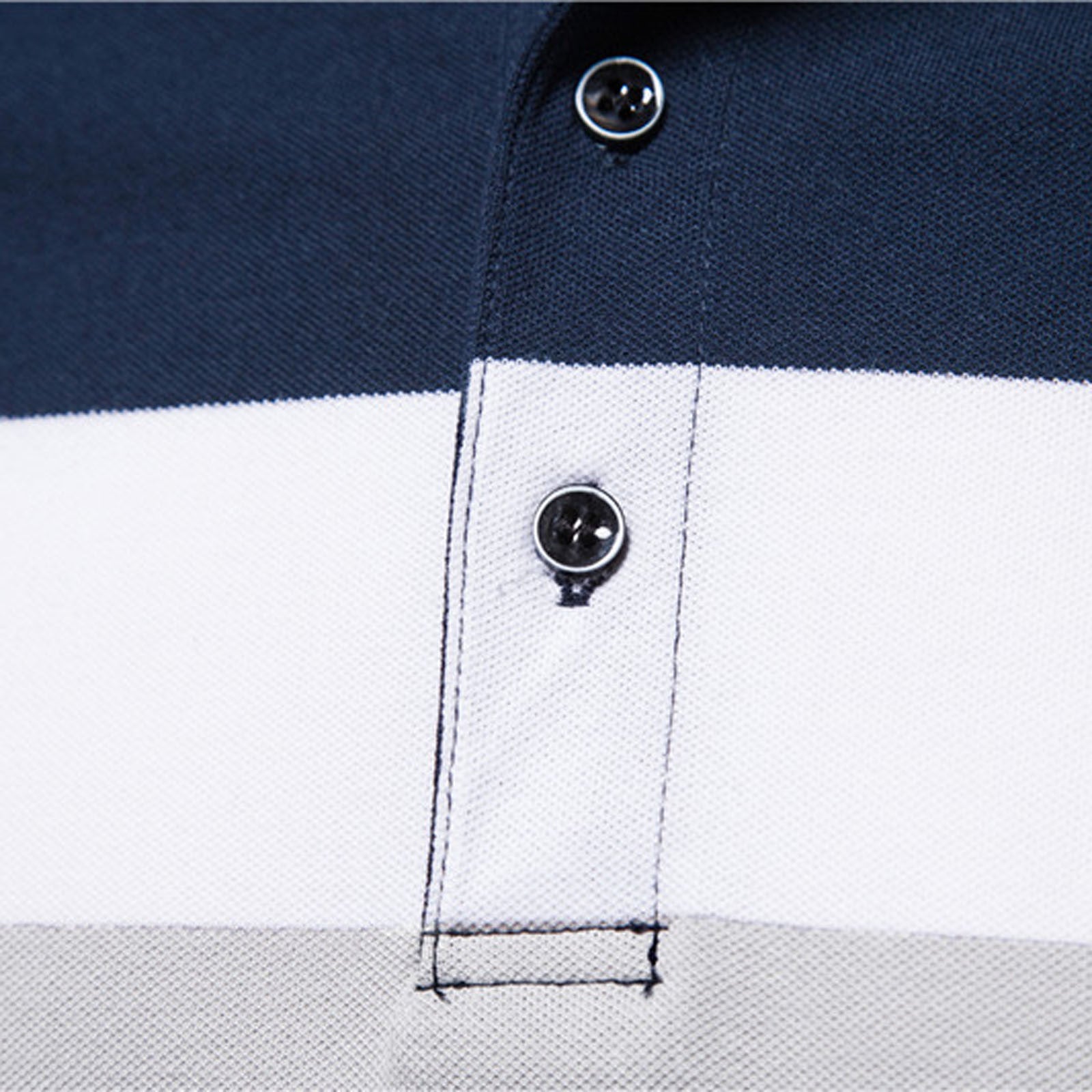 Men Polo Men Shirt Short Sleeve Polo Shirt Contrast Color Polo New Clothing Summer Streetwear Casual Fashion Men Tops