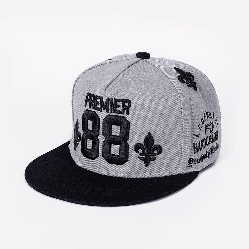 Acrylic Embroidered headwear outdoor casual sun baseball cap for man and women fashion new Hip Hop cap hat Female male