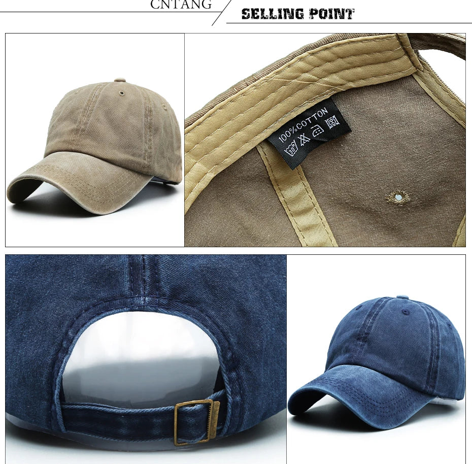 Fashion Classic Casual Baseball Cap For Men Spring Summer Blank Caps Women Cotton Solid Snapback Brand Unisex Hats gorras