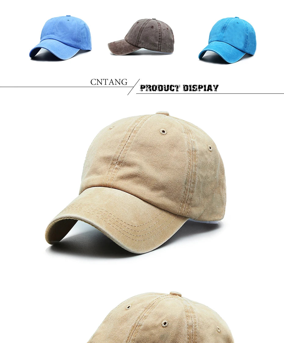 Fashion Classic Casual Baseball Cap For Men Spring Summer Blank Caps Women Cotton Solid Snapback Brand Unisex Hats gorras