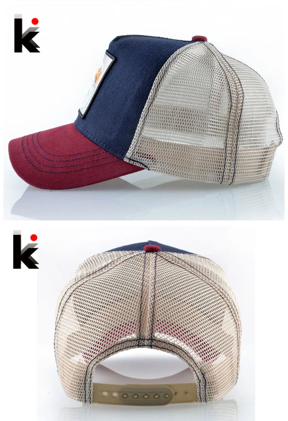 Embroidery Baseball Caps Men Eagle Snapback Hats For Women Fashion USA Hip Hop Bones Breathable Mesh Streetwear Trucker Cap