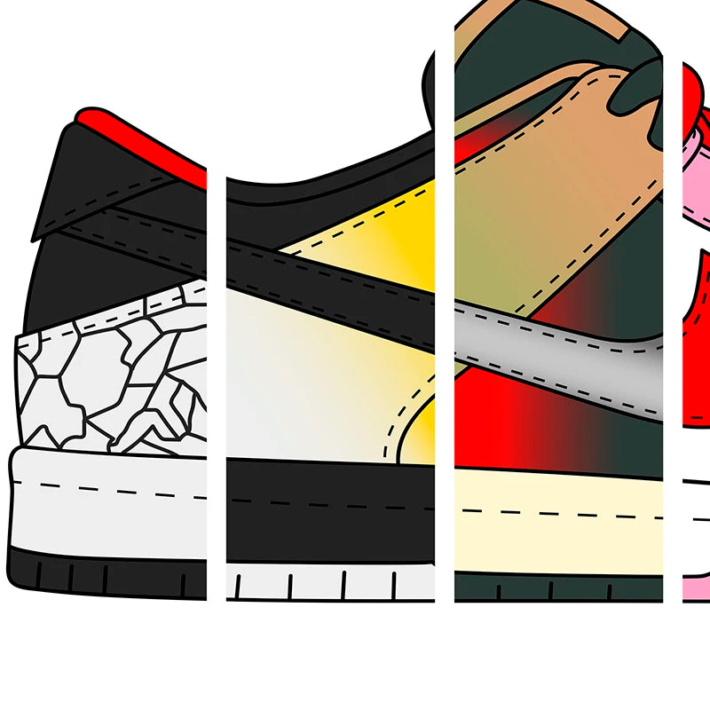 Fashion Sneaker Box Wall Posters Art Prints Modern Sneakerhead Quote Canvas Painting Wall Pictures Teenager Boys Room Decor