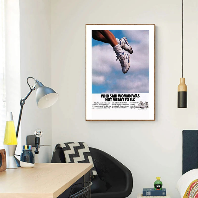 Fashion Sneaker Box Wall Posters Art Prints Modern Sneakerhead Quote Canvas Painting Wall Pictures Teenager Boys Room Decor