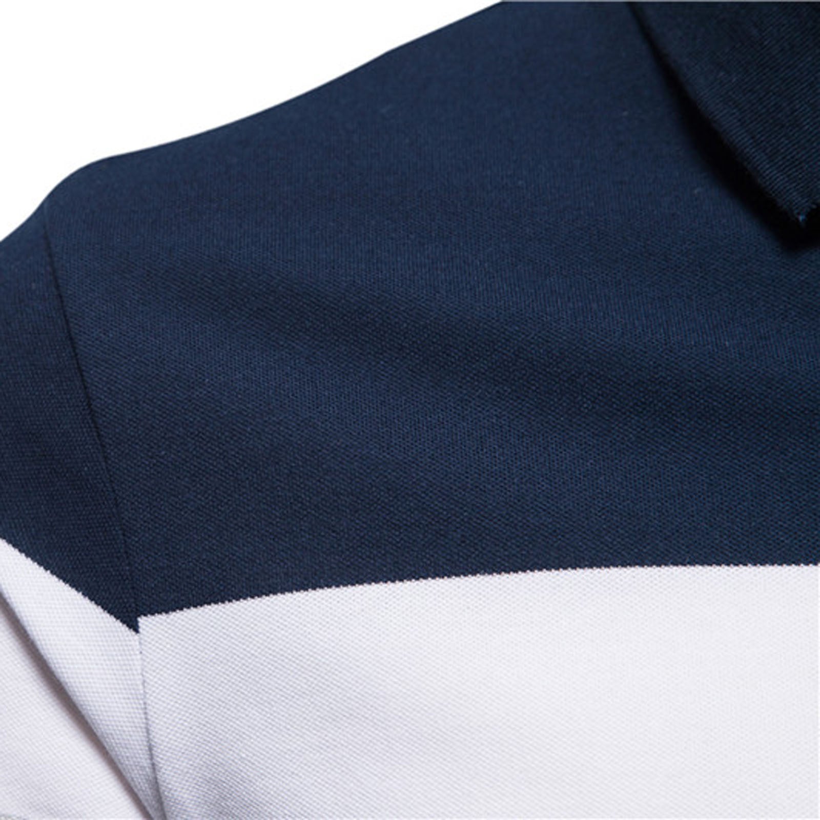 Men Polo Men Shirt Short Sleeve Polo Shirt Contrast Color Polo New Clothing Summer Streetwear Casual Fashion Men Tops