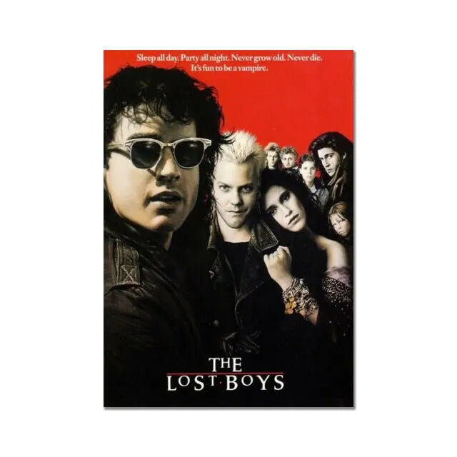 80s Classic Movie Posters Canvas Print - HD Wall Art for Bar & Living Room Decor