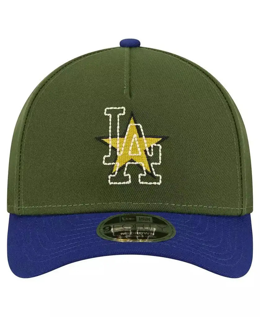 New Era | Men's Dark Green Los Angeles Dodgers City Feature 9Forty A-Frame Adjustable Hat