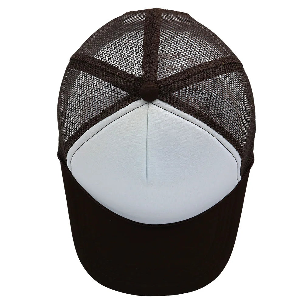 Customized Logo Summer Baseball Caps Men Mesh 5 Panel Cheaper Trucker Hats Outdoor Sport Snapback Caps Women Sun Dad Hat Gorras