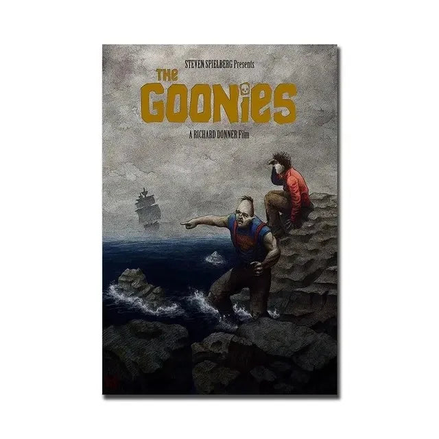 Classic The Goonies Moives Posters Print Wall Art Canvas Painting Films HD Picture for Living Room Home Decor Frameless Gift