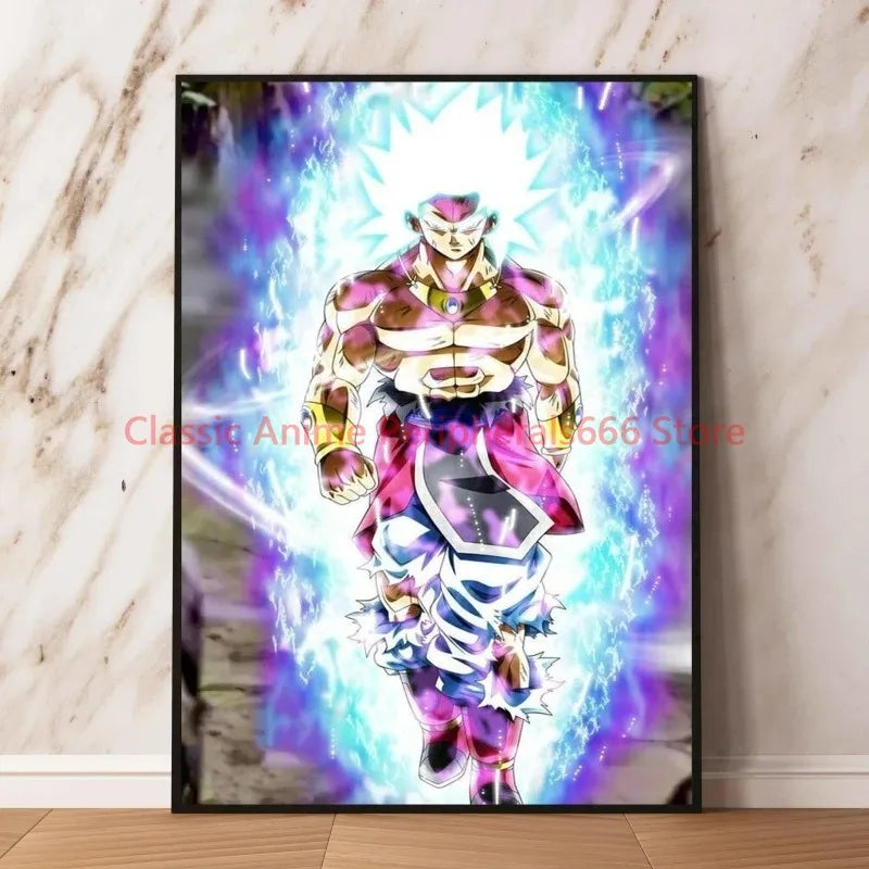 Canvas Wall Art Dragon Ball Goku Aesthetic Poster Room Home Decoration Paintings Hanging Classic Birthday Gifts