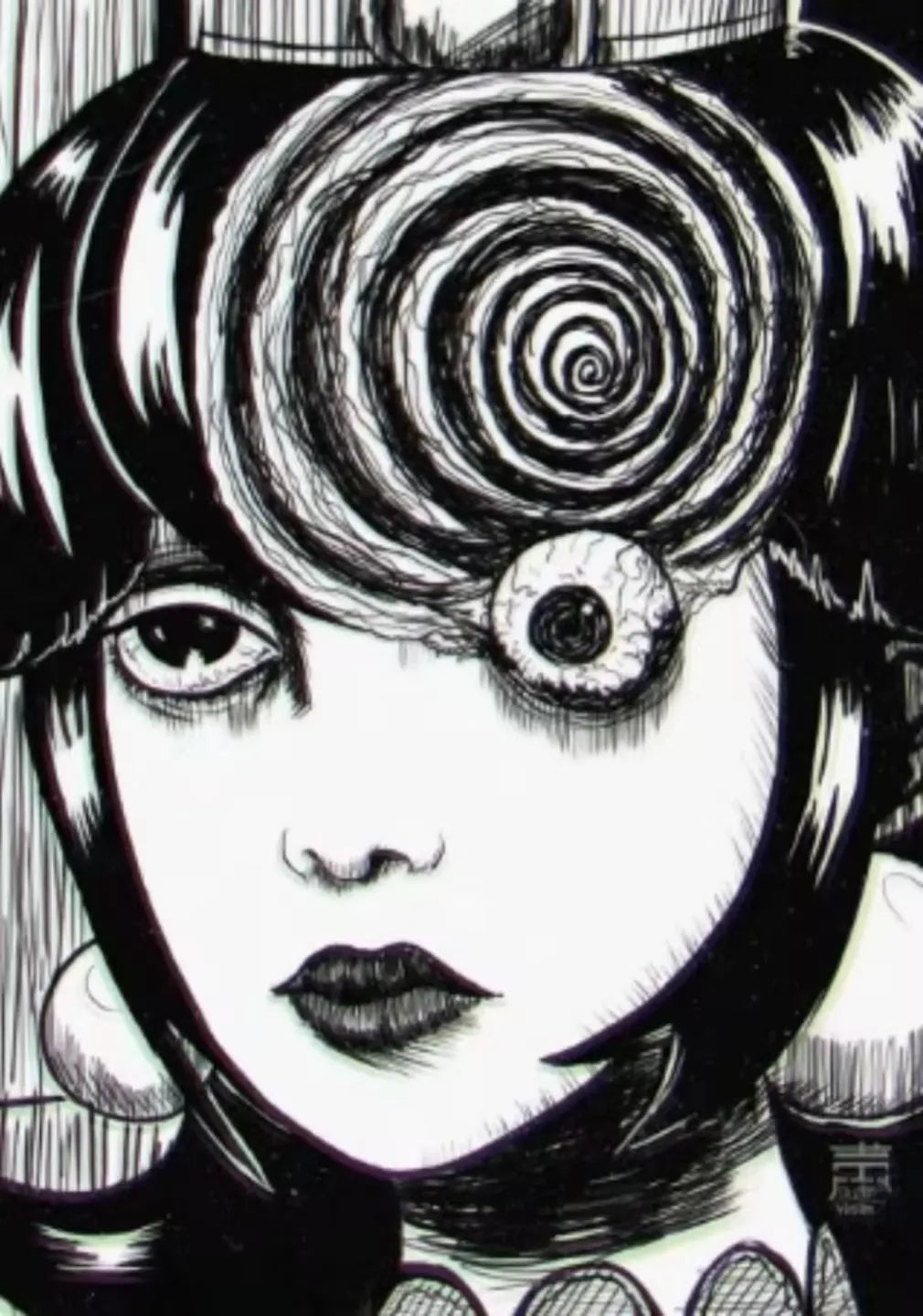 Japan Anime Junji Ito Poster Prints Poster Wall Painting Bedroom Living Room Wall Bar Restaurant