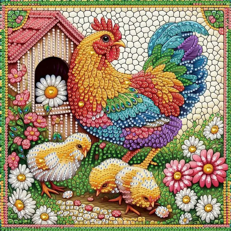 GATYZTORY 30*30cm Animal Decor Partial Special Shaped Drill 5D DIY Diamond Painting Kit Drill Diamond Embroidery Crafts Home Dec