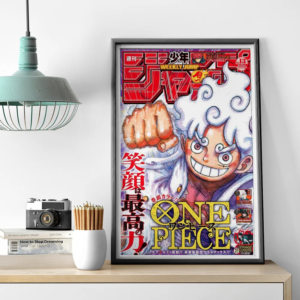 1pc One Piece Poster HD Posters Home Room Bar Cafe Decor Art Wall Painting Picture