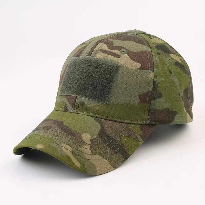 Outdoor camouflage hat Baseball hat Hunting hat Sports hat Bicycle hat Men Women Adult hat Duck tongue hat with curved brim
