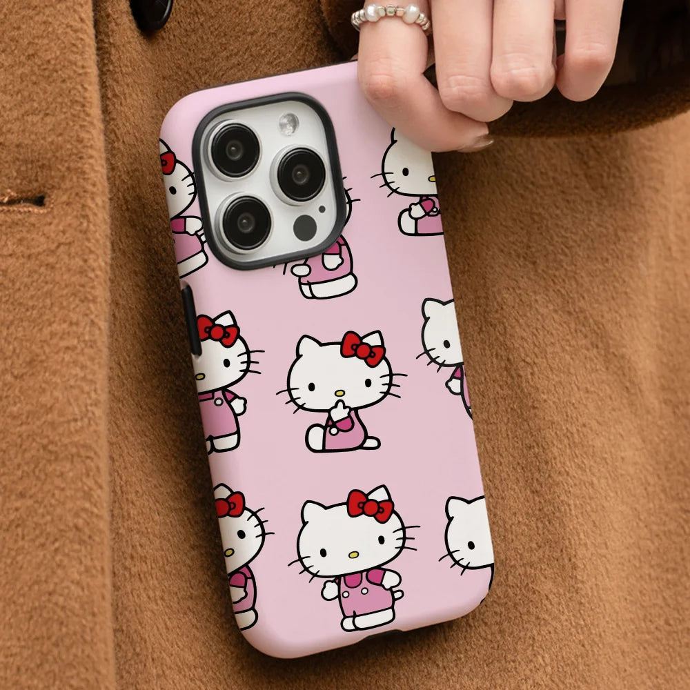 H-Hello K-Kitty Drop Phone Case Phone Case Film shell For iPhone 16 15 14 13 12 11 Pro Max Plus