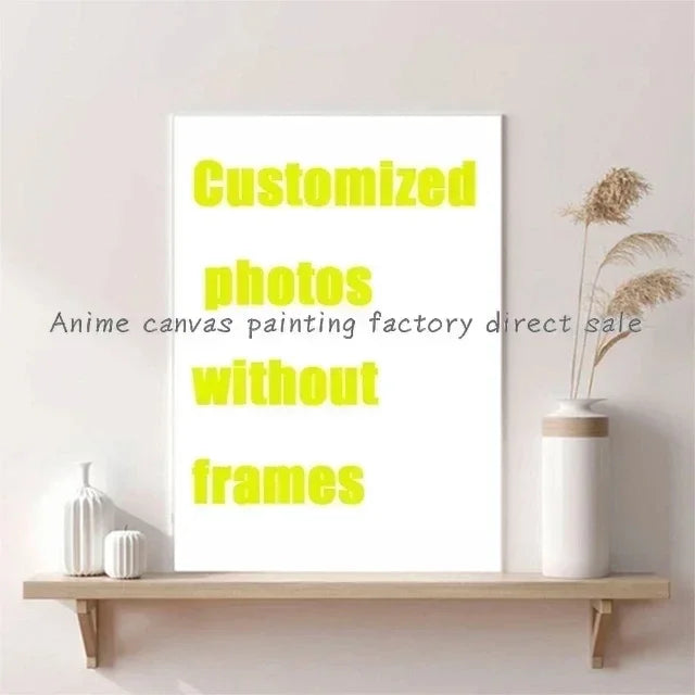 Anime One Piece Luffy Zoro Retro Poster Cafe Bar Fashion Home Wall Art Decorative Wall Painting Printed Canvas Painting