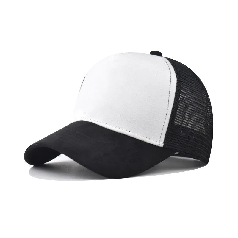 SLECKTON Custom Logo High-quality Suede Mesh Baseball Hat Letter Embroidery Brand Design Outdoor Sport Cap Wholesale Fashion