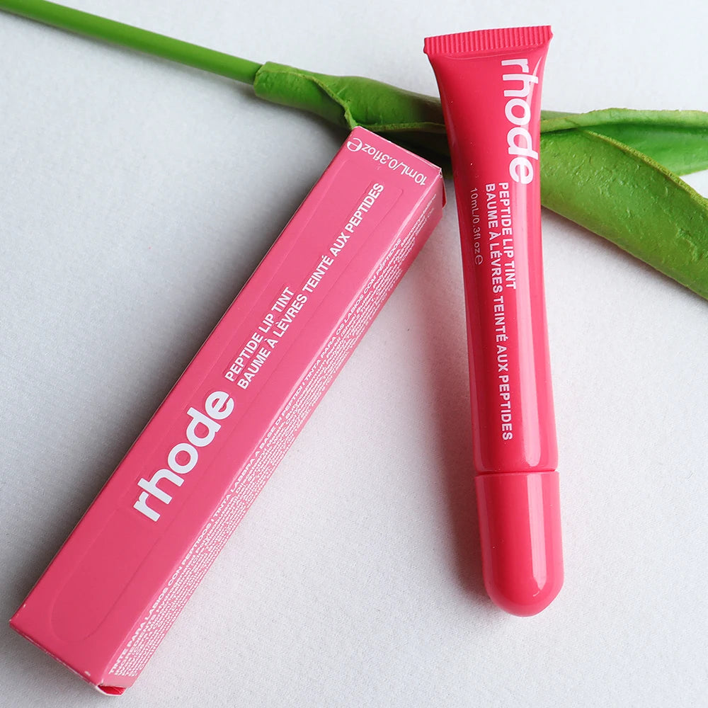 Brand NEW Rhode Fashion Color Lipstick Vanilla Portable Lip Gloss Holder Hot INS Lipstick Salted Caramel Lip Protect Glossy Oil