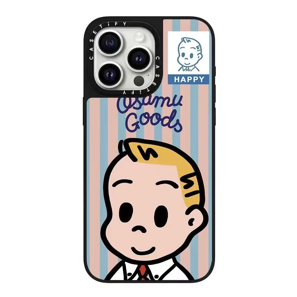 Creative Collaborative Series Mirror Phone Case for iPhone 15 pro Max Compatible with iPhone 14 pro Apple 13 Protective Cover