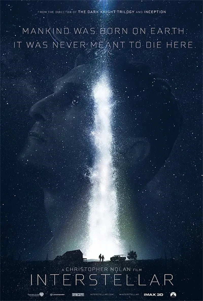 Classic Hot Movie Interstellar Art Home Wall Decoration Quality Canvas Poster Aesthetics Living Bar cafe Posters Wall Picture