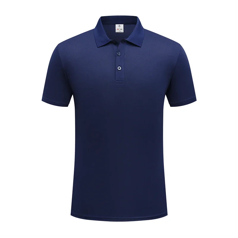 2025 New Men's Casual Solid Color Short Sleeved Polo Shirt Summer Fashionable and Comfortable Versatile Top