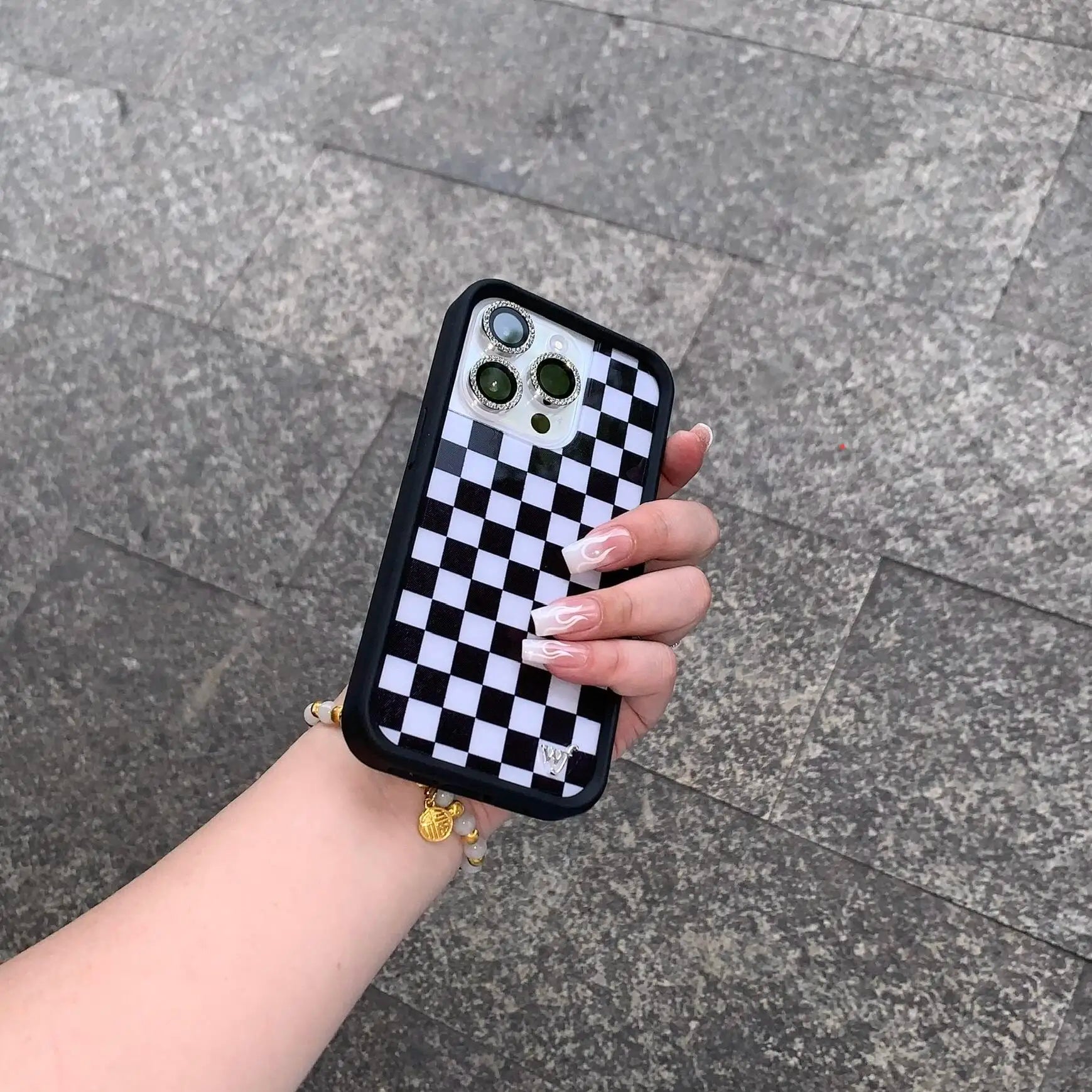 Wildflower Phone Case Cute strawberry for iPhone 15 Pro 16 plus 16 14 13 Pro Max 12 WF National flag Deer swan Cartoon Cover