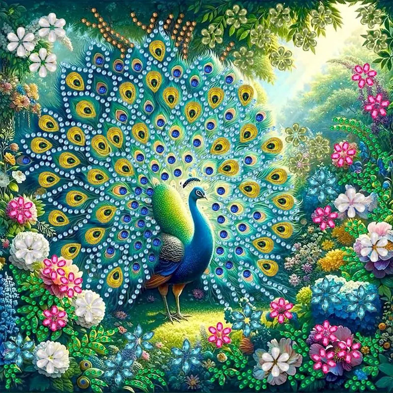 GATYZTORY 30*30cm Animal Decor Partial Special Shaped Drill 5D DIY Diamond Painting Kit Drill Diamond Embroidery Crafts Home Dec