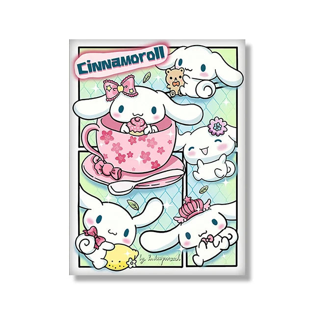 MINISO Cartoon Poster Sanrio Kuromi Hello Kitty Canvas Wall Art Print Mural Home Decoration Birthday Christmas Gift