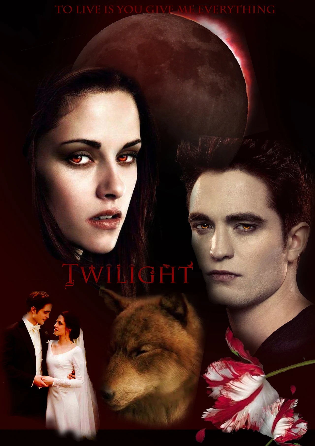 Classic Movie Twilight Poster Edward Bella Canvas Painting Prints Wall Art Picture Film Room Home Bar Cafe Decor Mural