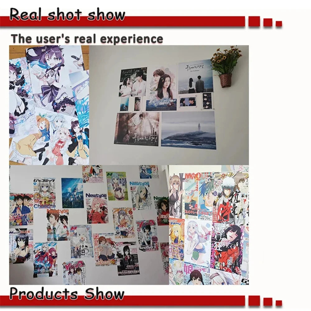 T-Toy S-Story Anime Posters Sticky Waterproof Paper Sticker Coffee House Bar Kawaii Room Decor