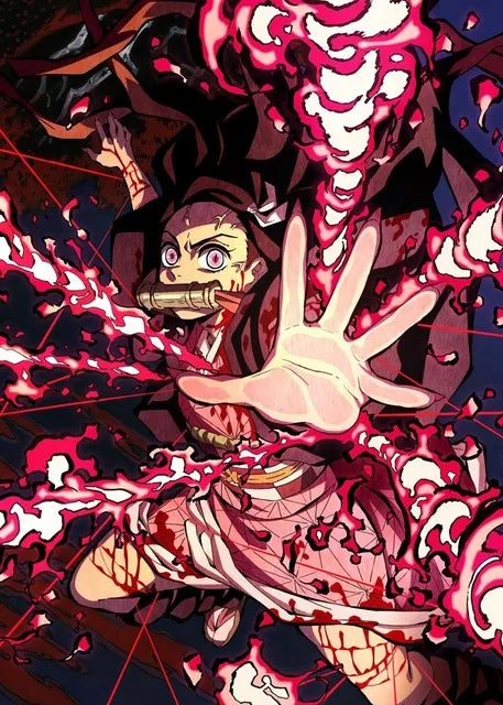 Anime Demon Slayer Classic Canvas Painting Anime Character Posters HD Wall Art Picture Modern Home Children's Room Decoration