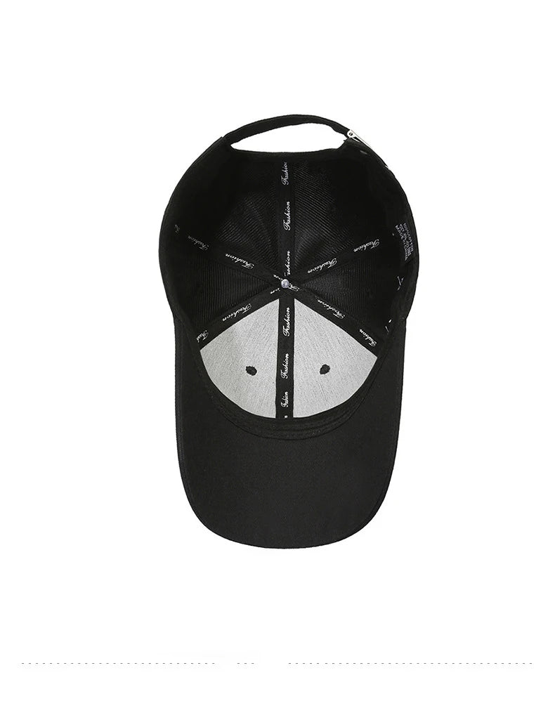 New Embroidery Baseball Cap For Men Women Hat Solid Sunscreen Baseball Hats Cotton Outdoor Sport Running Visor Casual Cap