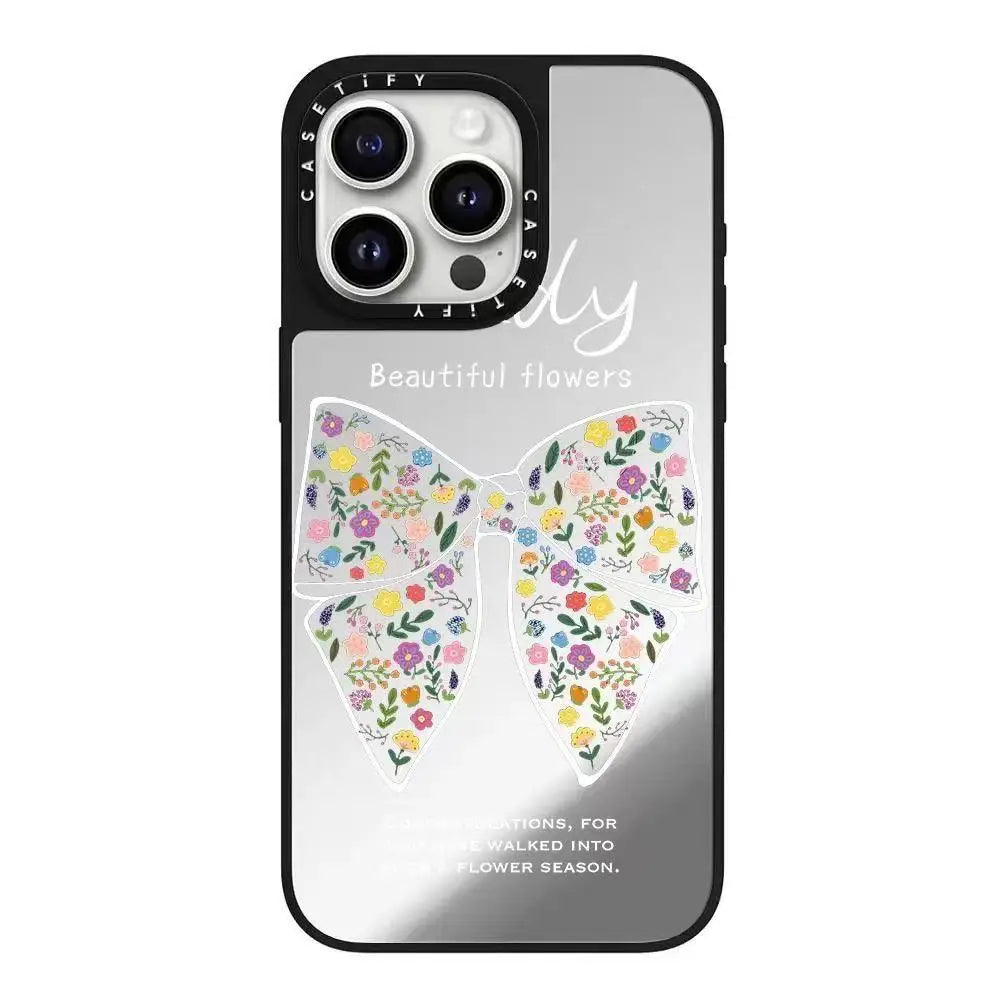 Floral CASET Phone Case for Apple 16Promax - Elegant Design Mobile Cover Compatible with Apple 16Promax Models